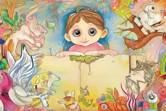 儿童手绘原创故事书 幼儿手绘书制作故事