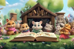 儿童动物故事英文版；小动物故事英文版