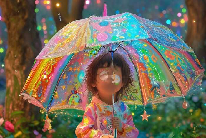 儿童故事《神奇的雨伞》，幼儿故事神奇的雨伞