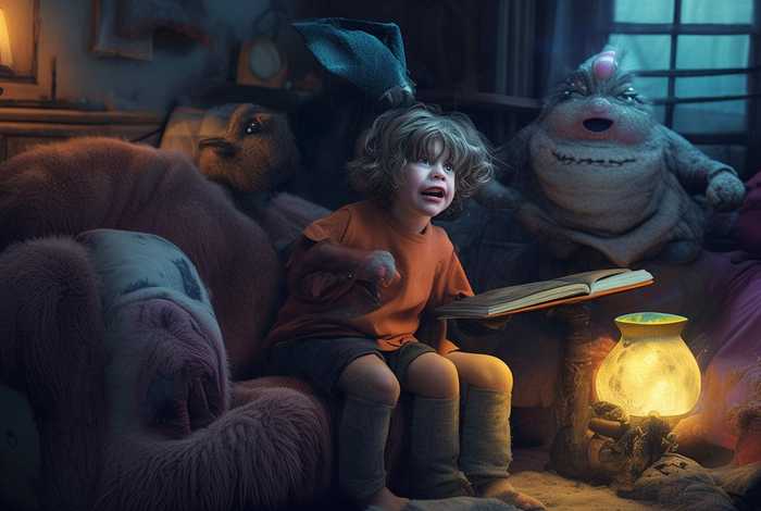 儿童故事既搞笑又害怕、幼儿害怕的故事