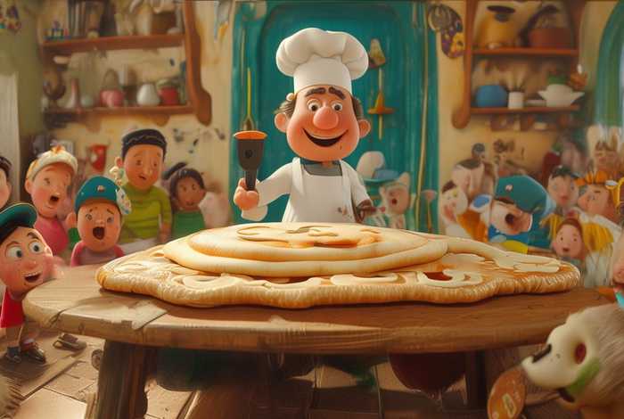 儿童故事画厨师、厨师幼儿园故事绘本