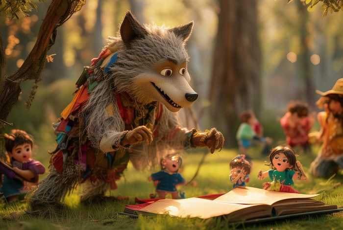 儿童故事大野狼，大野狼的故事大班教案