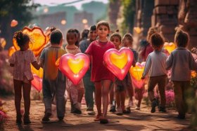 传文明写爱心童谣；童谣传唱爱心,文明你我同行