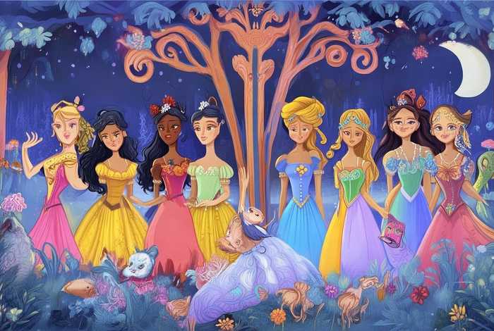 儿童故事十二公主、十二个公主故事