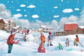 儿童下雪图片（儿童下雪的图片）