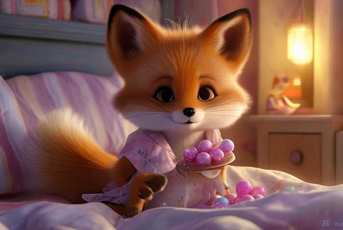 儿童睡前故事书贪吃的小狐狸、贪吃的小狐狸幼儿故事