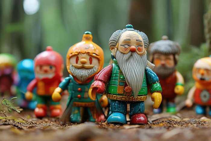 儿童故事玩具葫芦娃；儿童玩具葫芦娃和爷爷的冒险故事