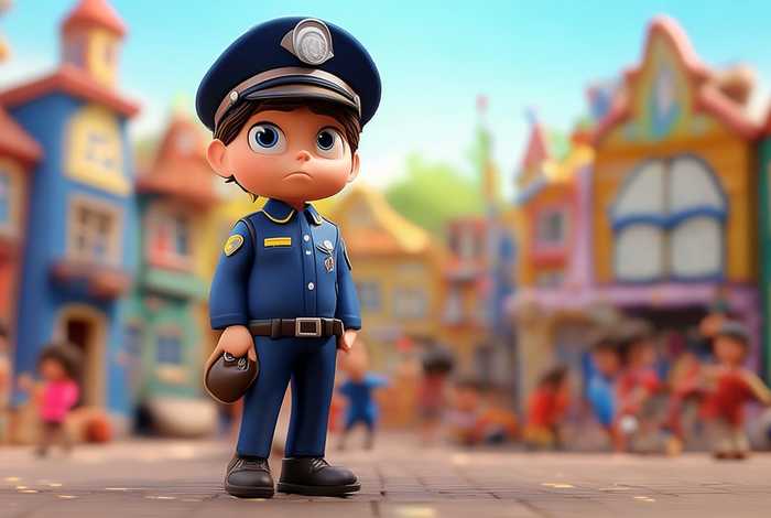 儿童警察小故事、小儿警察的故事