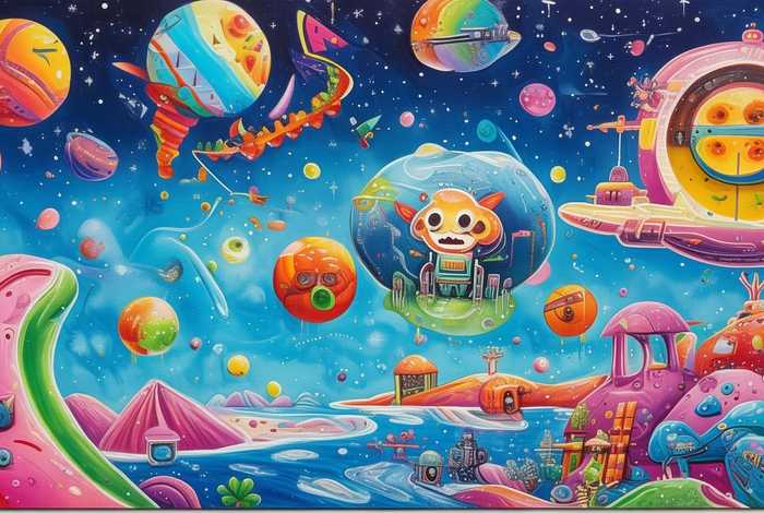 儿童科学幻想绘画简单又好看；儿童科学幻想绘画简单又好看又漂亮