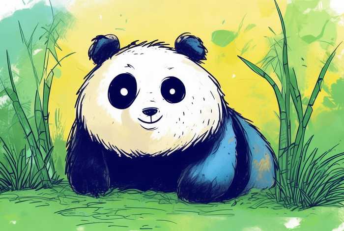 儿童画简笔画 大熊猫儿童画简笔画 儿童画简笔画 大熊猫儿童画简笔画