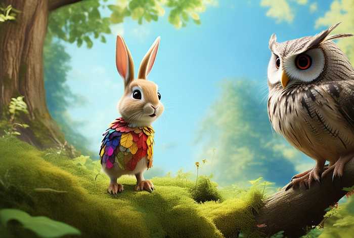 儿童故事聪明的小兔中英文 - 英文故事聪明的兔子