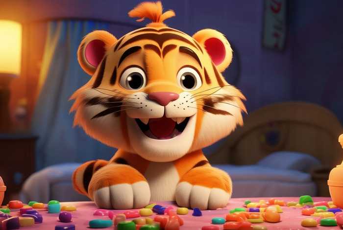 儿童睡前故事老虎吃糖，幼儿故事老虎吃糖