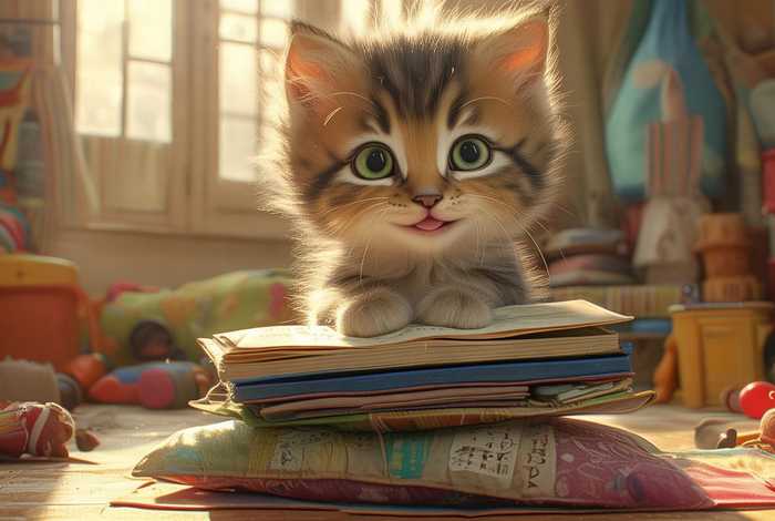 儿童故事猫咪的故事，幼儿猫的故事