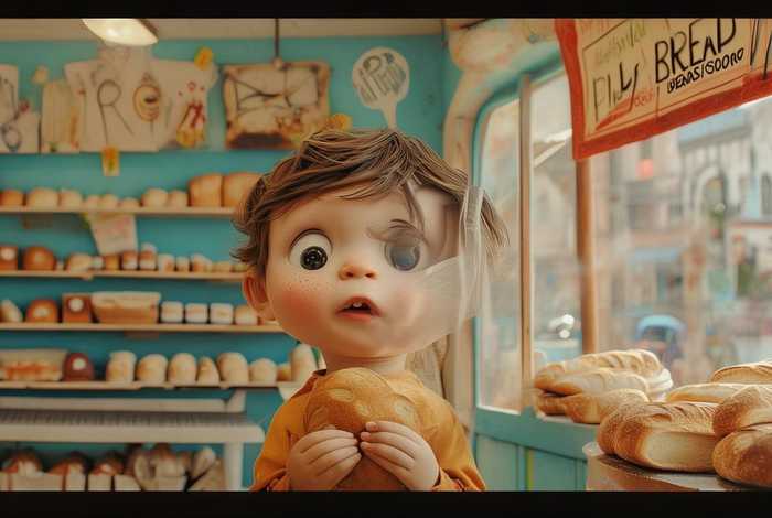 儿童故事买面包 - 买面包的故事