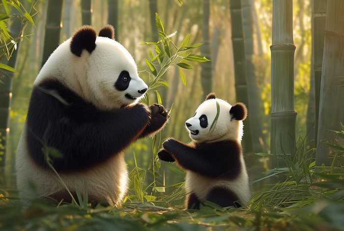儿童故事熊猫父子 亲子故事大熊猫 儿童故事熊猫父子 亲子故事大熊猫