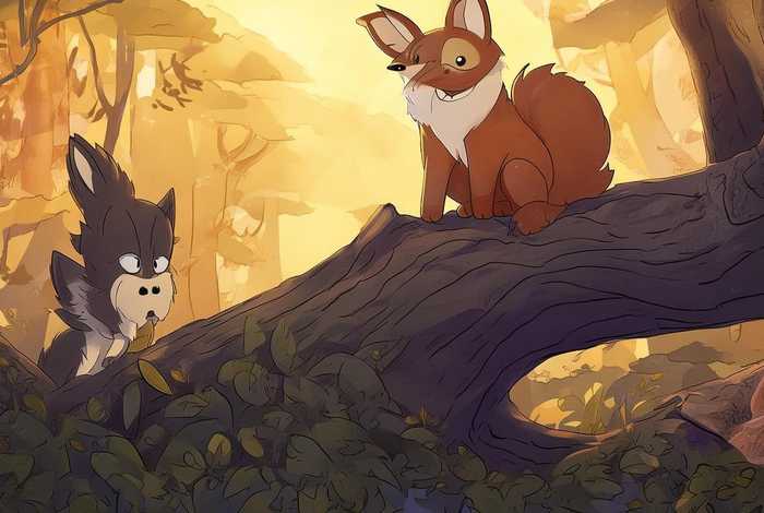 儿童故事狐狸和狼（少儿故事狼和狐狸）