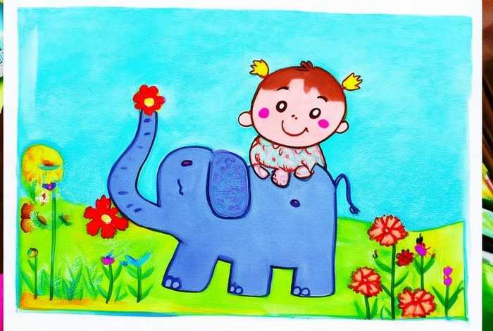 儿童故事画大全简单漂亮；儿童绘画故事大全既简单又好画