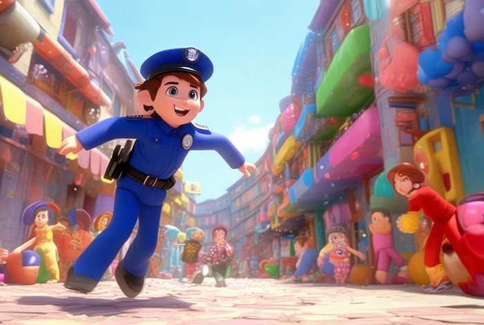 儿童故事警察抓小偷故事 - 警察抓小偷幼儿故事