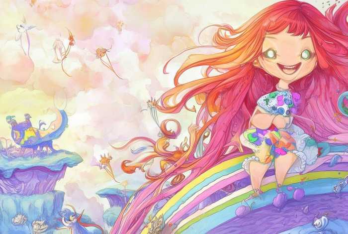 儿童故事绘画作品，儿童故事绘画作品美乐蒂