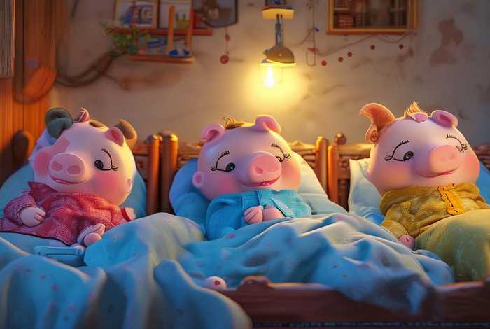 儿童睡前故事中文（儿童睡前故事中文版三只小猪）