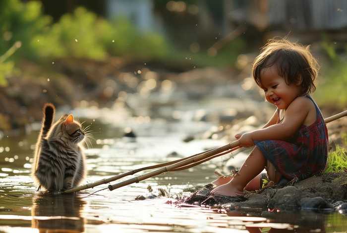 儿童经典故事大全；儿童经典故事大全小猫钓鱼