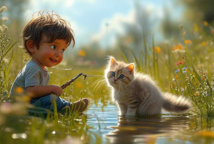 儿童故事小猫钓鱼（小猫钓鱼故事幼儿）