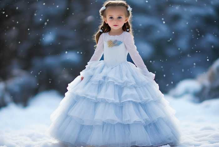 儿童冰雪女王套装公主演出服 冰雪公主衣服套装 儿童冰雪女王套装公主演出服 冰雪公主衣服套装