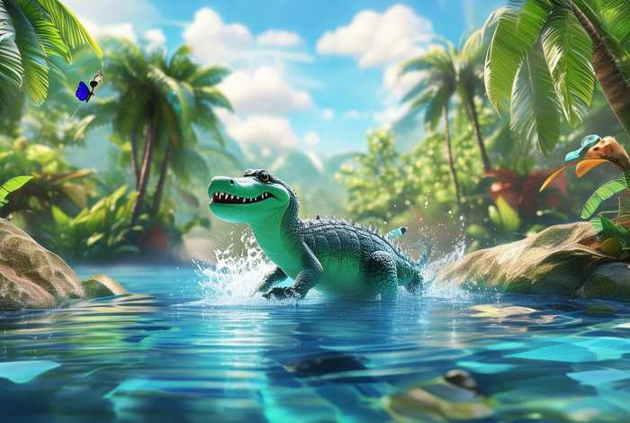 儿童故事大全大鳄鱼的故事 大鳄鱼的故事幼儿故事