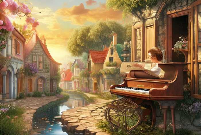 儿童版小城故事钢琴曲；小城故事钢琴曲简谱慢版教程