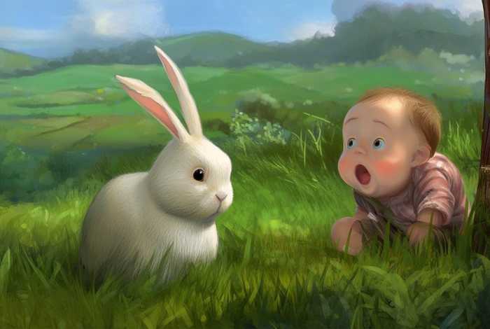 儿童故事守株待兔故事版（守株待兔少儿故事）