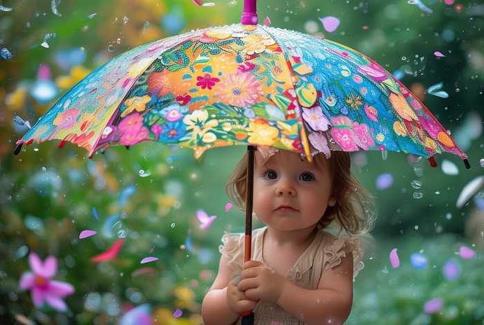 儿童故事花雨伞、花雨伞幼儿故事
