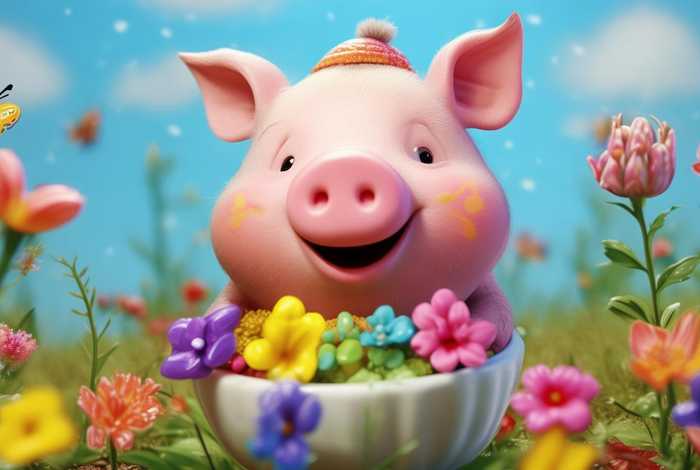 儿童故事不吃药的小猪、幼儿故事小猪不怕吃药啦