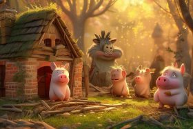 100个儿童故事书狼和三只小猪 狼和三只小猪的故事200字