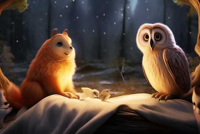 儿童睡前森林动物故事；森林小动物睡前故事