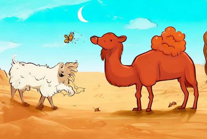 儿童故事蒙语版山羊和骆驼的故事;山羊和骆驼的寓言故事怎么写 儿童故事蒙语版山羊和骆驼的故事;山羊和骆驼的寓言故事怎么写