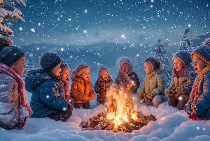 儿童歌曲冬天的故事，冬天的故事 歌曲