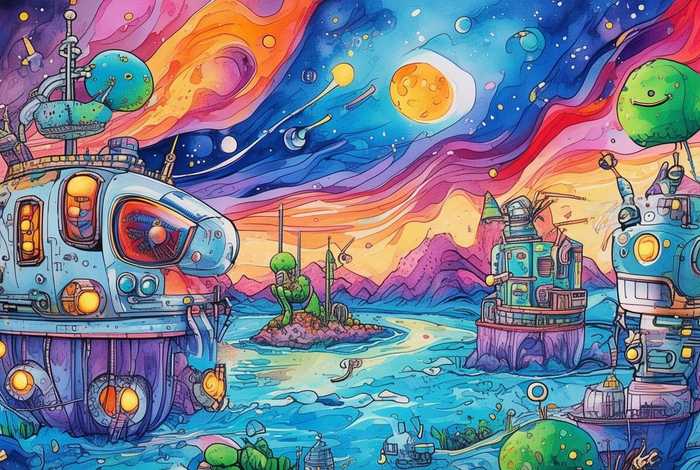 儿童科学幻想图画，儿童科学幻想图画怎么画