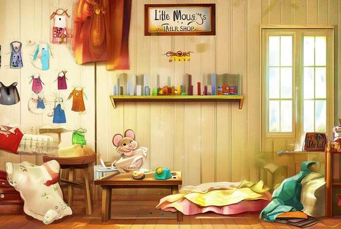 儿童睡前故事小老鼠的裁缝店，小老鼠的裁缝店绘本故事