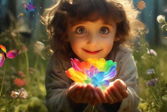 儿童故事七色花的故事（七色花的小故事）