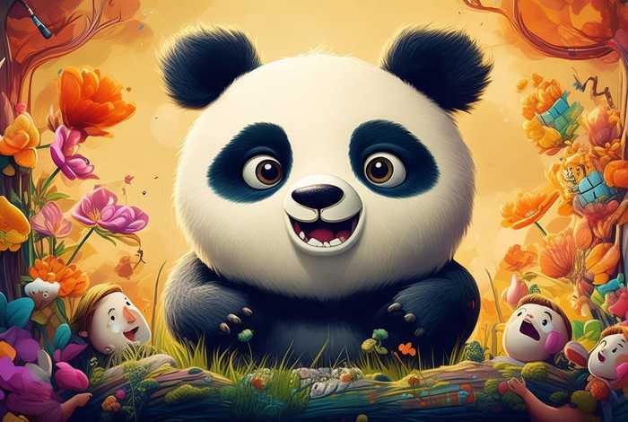 儿童故事熊猫头 熊猫头搞笑小故事