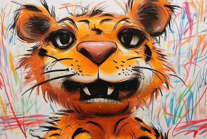 儿童画老虎(儿童画老虎图片二年级) 儿童画老虎(儿童画老虎图片二年级)