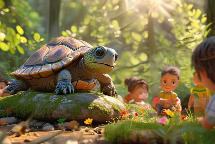 儿童故事聪明的乌龟（幼儿故事《聪明的小乌龟》）