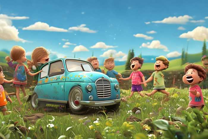 儿童故事 谁的小汽车，小汽车的故事是谁