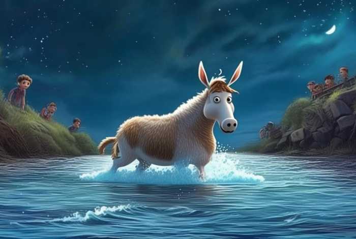 儿童睡前故事驴子过河；驴子过河 睡前故事