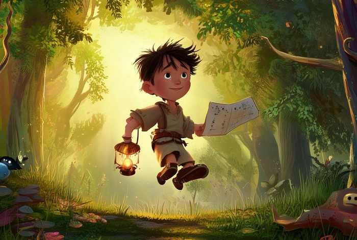 儿童冒险故事男孩 小男孩冒险的故事