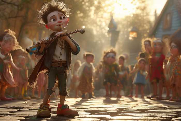 pied piper童话 the pied piper绘本