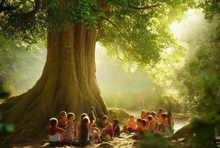 儿童故事树荫视频（树荫幼儿故事视频）