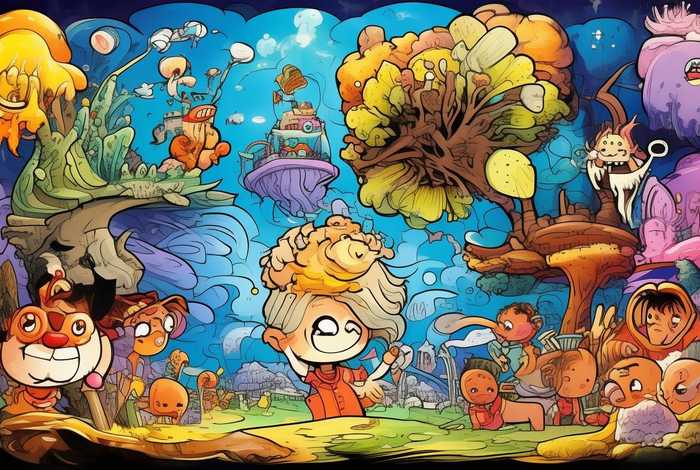 儿童故事漫画作品710岁、少儿故事漫画作品