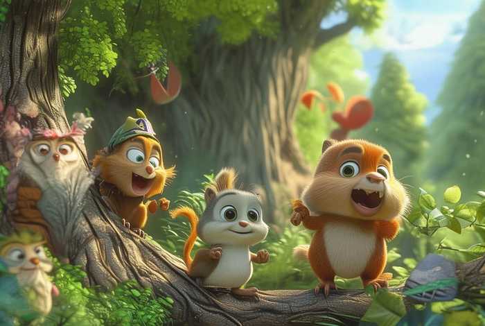 儿童动物简短故事大全、幽默动物故事大全爆笑简短