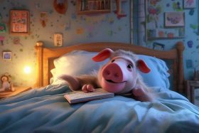 不洗澡的小猪睡前故事；不洗澡的小猪睡前故事图片